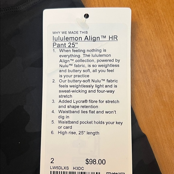 Align HR Pant 25” - Picture 2 of 3